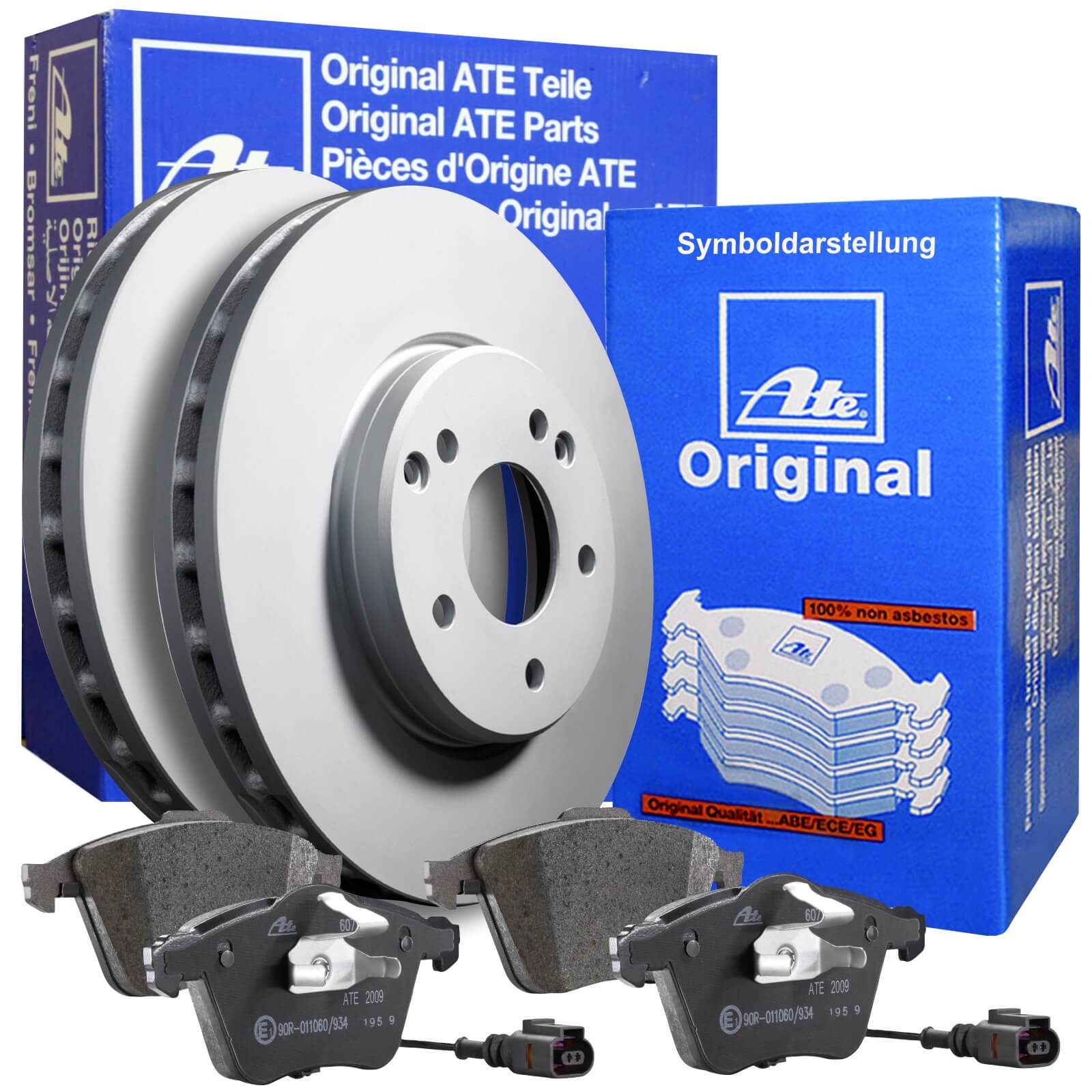 ZIMMERMANN BREMSE BREMSEN BREMSSCHEIBEN KIT VORNE AUDI A6 C7 PR 1LA 1ZB
