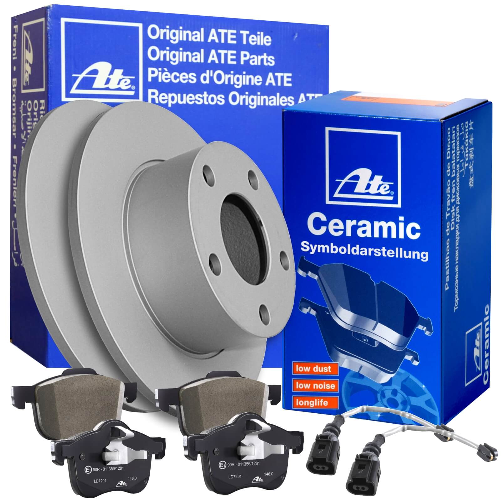 ATE CERAMIC Bremsbeläge Wako BMW 1er F20 F21 14-18i 14-18d 2er F22 F23 vorne