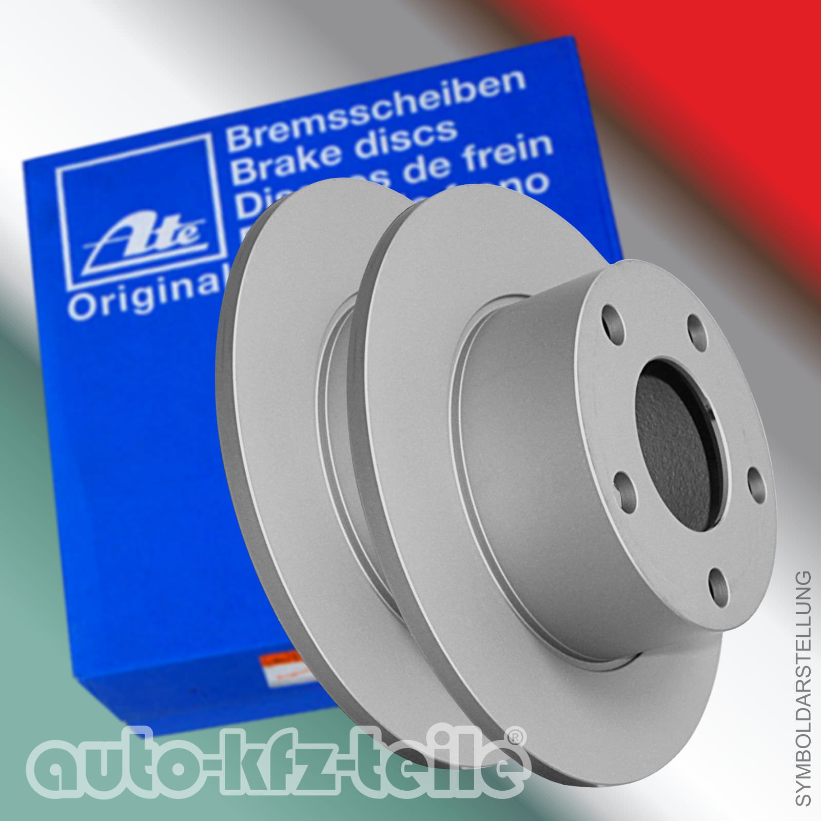 ATE BREMSSCHEIBEN 276mm Voll BELÄGE VORNE MERCEDES A-KLASSE W169