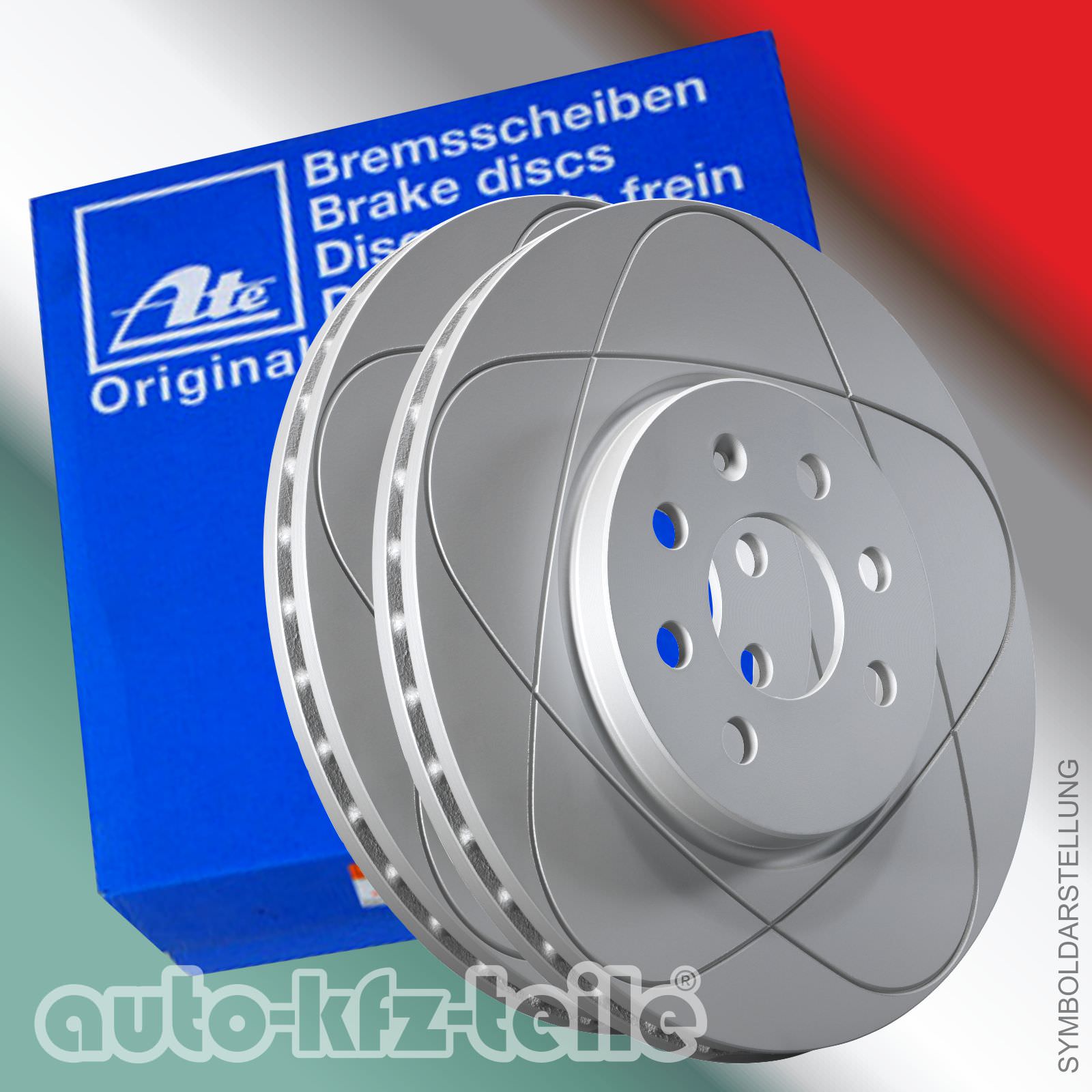 Bremsbeläge Warnkontakt VORNE Opel Astra G ATE PowerDisc Bremsscheiben 280mm