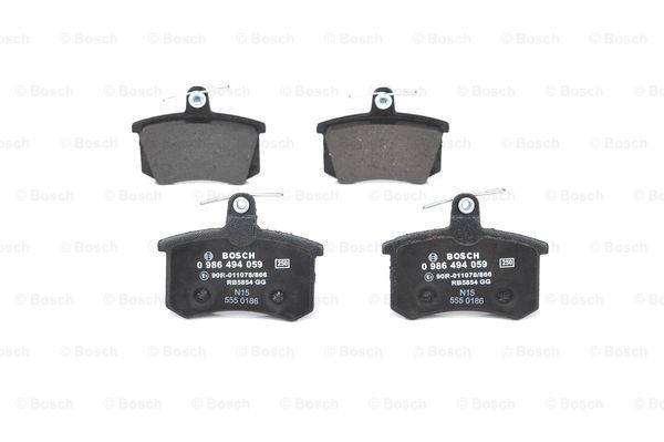 BOSCH 1x BREMSENSATZ Ceratec Audi A8 4D2, 100 Avant, 200 Avant Ø269mm HINTEN - Bild 5 von 11