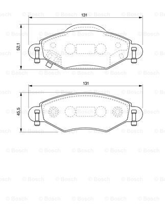 BOSCH Bremsbelag 0 986 424 788 - Bild 8 von 8