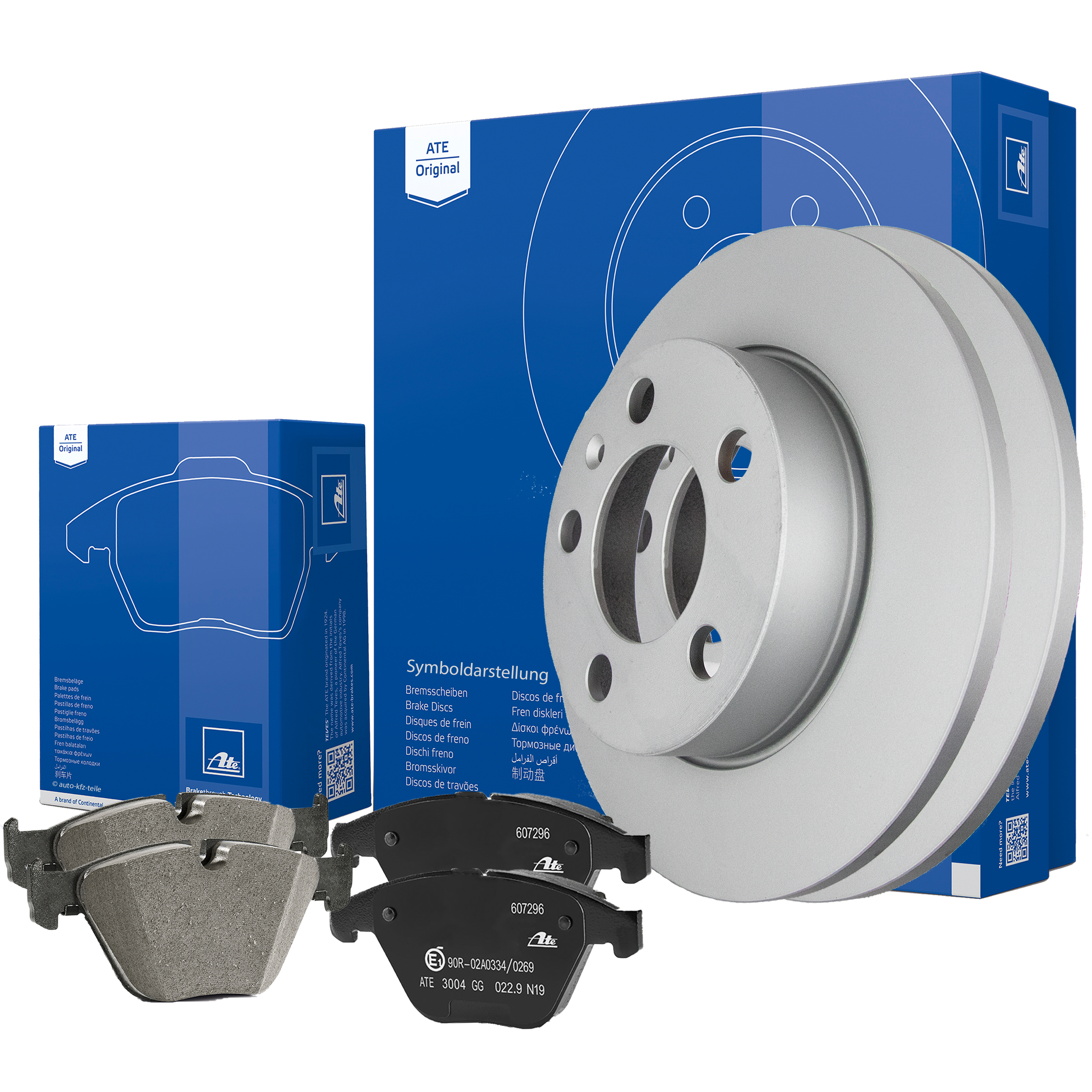 ATE Bremsensatz Opel Adam (M13) Corsa E (X15) Ø264mm HA für 4 LOCH FELGE