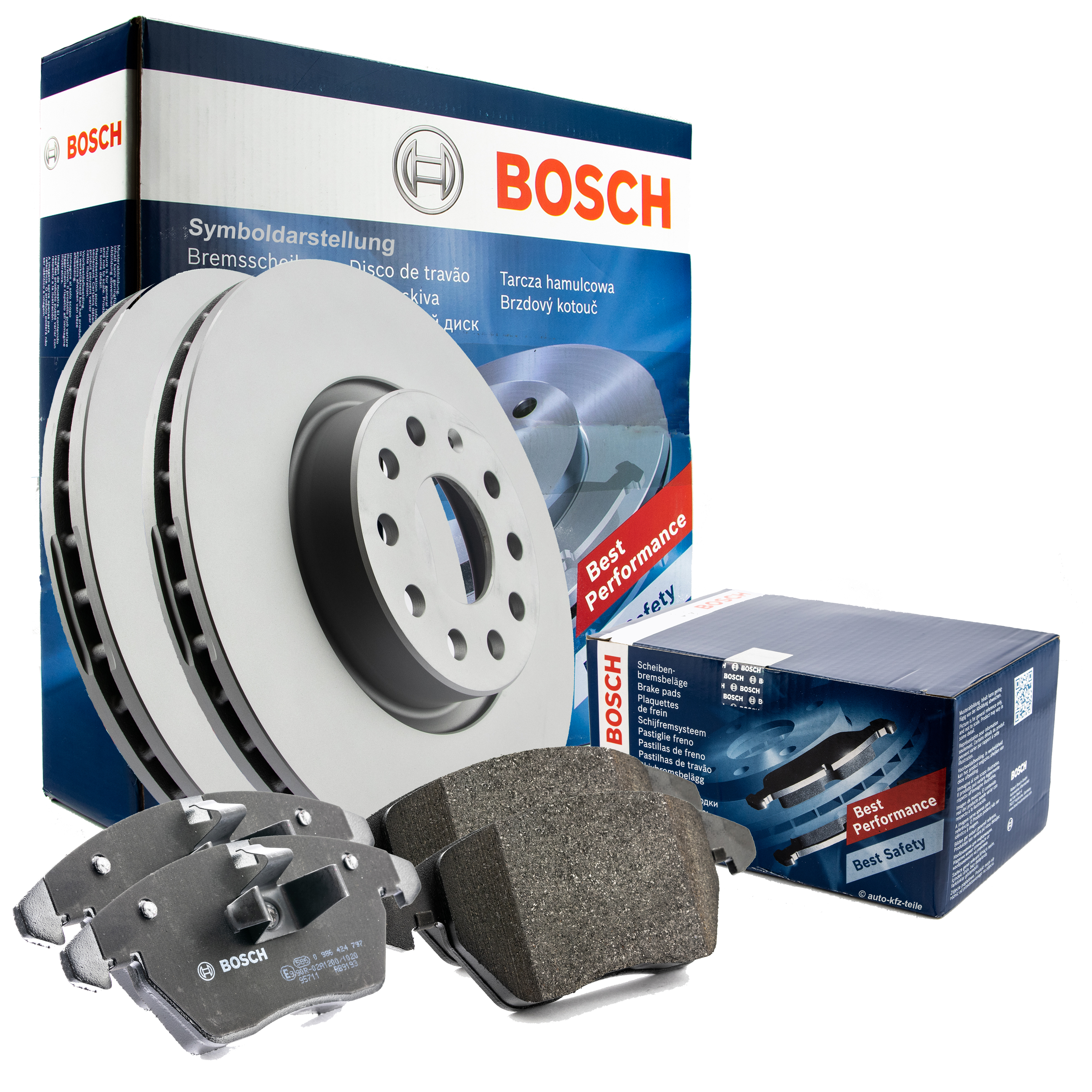 FEBI BILSTEIN Front Brake Disc & Pad Kit 278mm – Fits Ford Focus II, C-Max, Volvo C70, V50