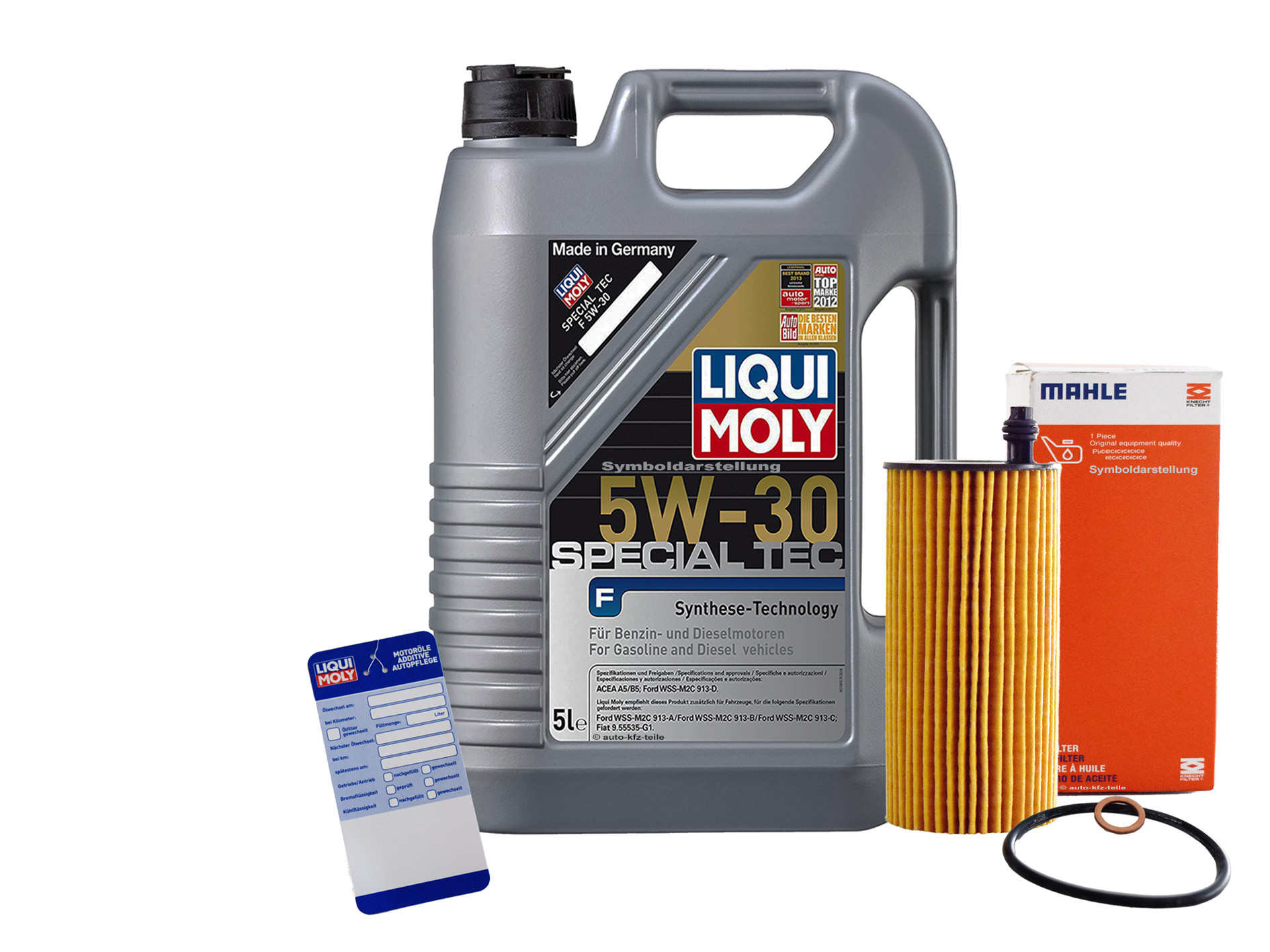 Knecht Ölfilter Einsatz MERCEDES 5 Liter Liqui Moly 3853 Öl, 5 W-30 OX 34D 3853